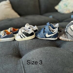 Baby Boy Shoe Lot (Size 3)